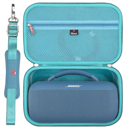 Hard Protective Case Suitable for Bose SoundLink Max Portable Speaker, Shockproof Portable Travel Case with Shoulder Strap, Case Only, Blue - color: Blue