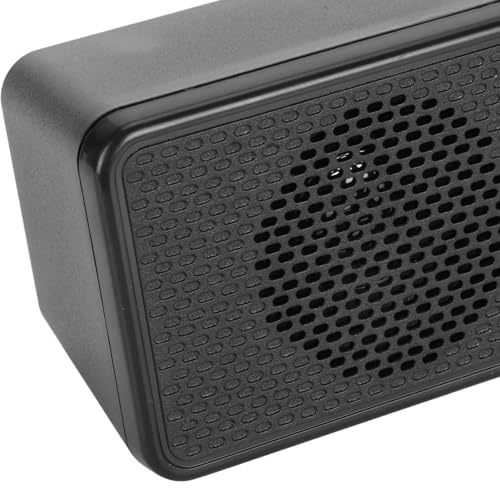ANGGREK USB Computer Speakers, Prevent Magnetic Technology Volume Knob Wired Desktop Soundbar Simple for Laptop