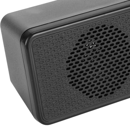 ANGGREK USB Computer Speakers, Prevent Magnetic Technology Volume Knob Wired Desktop Soundbar Simple for Laptop