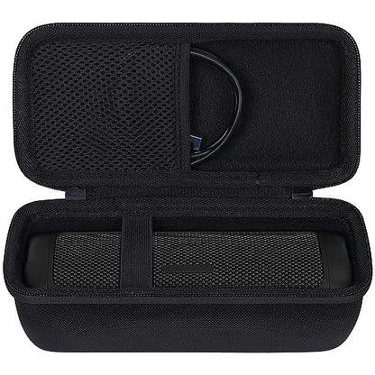 co2CREA Hard Case for BolaButty X-GO C27C Bluetooth Speaker Speaker,Black | Travel Protective Storage Bag with Mesh Pocket & Handle, Shockproof EVA Shell and Soft Lining - color: Black