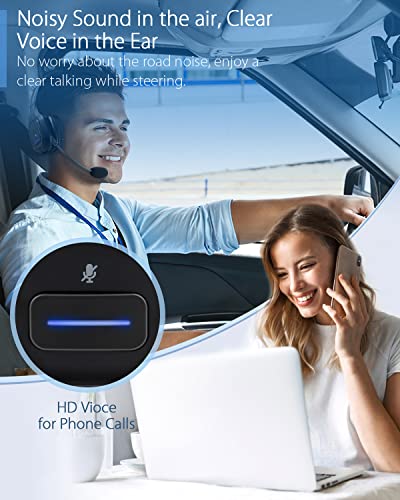 JM100 Trucker Bluetooth Headset with AI Noise Canceling, Wireless Headset with Rotatable Microphone and Big Mute Button, 34 Hrs Talk Time for Trucking, Home Office, Call Center
