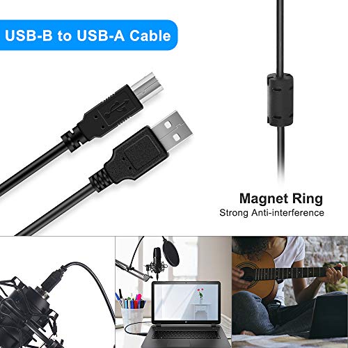 USB Streaming Podcast PC Microphone: Professional Computer Mic 192kHz/24bit Studio Cardioid Condenser Mic Kit with Sound Card Boom Arm Shock Mount Pop Filter, for Skype