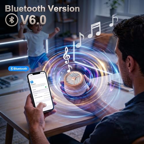 Topadorn MagSafe Bluetooth Speaker with 15W Wireless Charger | Magnetic Phone Stand Speaker for iPhone, Portable Wireless Charging Speaker with TWS Pairing - color: Natural
