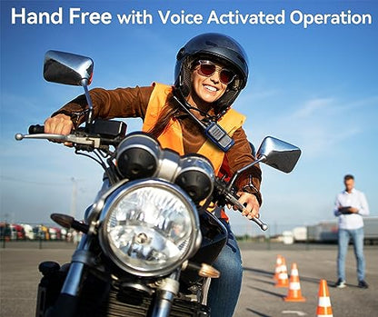Rechargeable Long Range Two-Way Radios with Earpiece 6 Pack Arcshell AR-6 Walkie Talkies Li-ion Battery and Charger Included