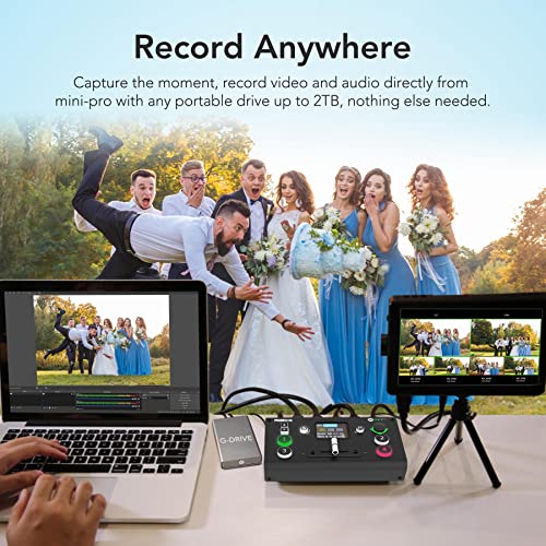 RGBlink Mini-Pro Video Switcher, 4K HDMI Input & PTZ Control - color: mini-pro v3