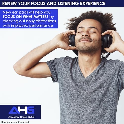AHG Accessory House Global Upgraded Replacement Beoplay h95 Ear Pads Cushions Compatible with Bang & Olufsen Beoplay H95 Headphones (Blue). Sheepskin Leather/High-Density Foam/Strong Magnet - color: Blue