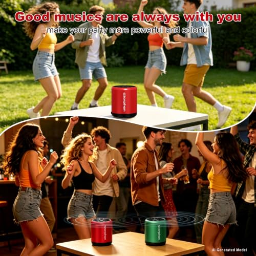 Mini Portable Bluetooth Speaker - color: Blue