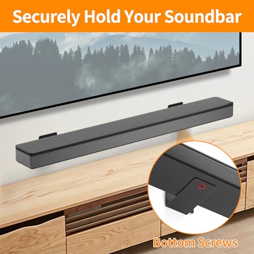 tiebutie Soundbar Wall Mount for Bose WB-300 SoundTouch 300 Sound Bar 300/500/550/600/700/900/950 Smart Ultra Bracket with Hardware Kit, Sound Bar Mount for Bose Soundbar Mounting Bracket Under TV