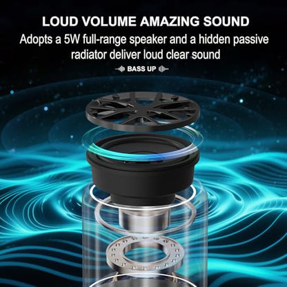 Mini Portable Bluetooth Speaker - color: M9 Red