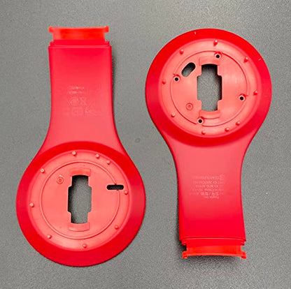 Studio3 Inside Shell as Same as the OEM Studio 3 Inner Earphone Panel Replacement Parts Durable Accessories Repair Kit Compatible with Beats by Dr. Dre Studio 3 (A1914) Headphones (Red) - color: Red