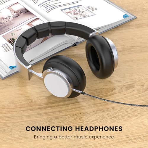 MOSWAG 3.5mm to 2.5mm Auxiliary Cable Cord, 2.5mm to 3.5mm Cable Audio, 2.5mm to 3.5mm, 3.5mm to 2.5mm, 2.5 to 3.5 Replacement Bose 700 QuietComfort QC45 QC35II QC35 QC25 Noise Cancelling Headphones - size: 10 ft