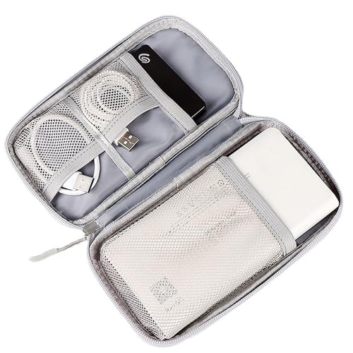 Organizer Bag Case Electronic Devices Travel Pouch Cable USB Charger Accessories Cellphone SD Power Bank Earphone - color: Signle Layer-Black