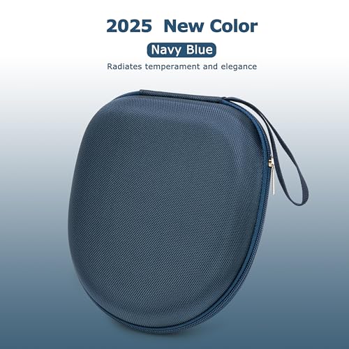 Ginsco Universal Headphone Case Compatible with JBL Tune 510BT 720BT, Sony WH-CH 720N/WH-CH520, with Sony/JBL/Soundcore Q20 Q30/BERIBES/TOZO/KVIDIO etc Wireless Headphones Navy Blue - color: Navy Blue