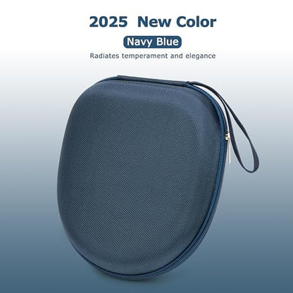 Ginsco Universal Headphone Case Compatible with JBL Tune 510BT 720BT, Sony WH-CH 720N/WH-CH520, with Sony/JBL/Soundcore Q20 Q30/BERIBES/TOZO/KVIDIO etc Wireless Headphones Navy Blue - color: Navy Blue