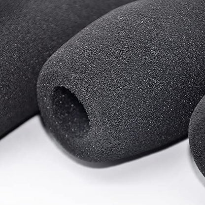 GSHLLO 2 Pcs Camera Microphone Windscreens Microphone Foam Cover Microphone Sponges Shotgun Microphone Windshield Headset Microphone Covers