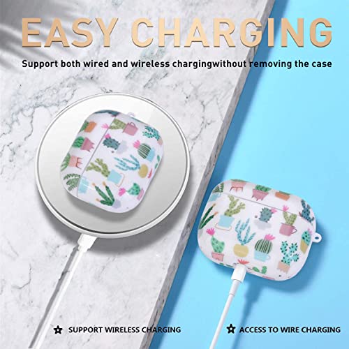 Cute Airpods 5/4 Gen Case Hard Cover Women Girl 2026/2024 - Cactus - color: Cactus, size: For Airpods 4