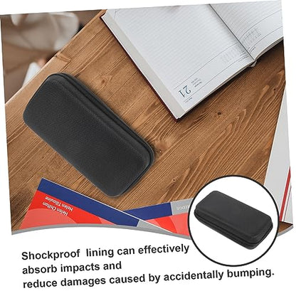 IMIKEYA Microphone Storage Box Mic Case Padded Bag Waterproof Carrying Case Mesh Pocket