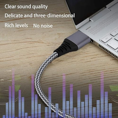 USB to 1/4 inch TRS Audio Stereo Cable 6.6FT,USB-A to 6.35mm Quarter inch Aux Jack Stereo Audio Cable for PC, Laptop, Amplifier, Mixer, Home Theater, Speaker ect - size: 6.6FT, style: USB to 1/4 TRS Audio Cable