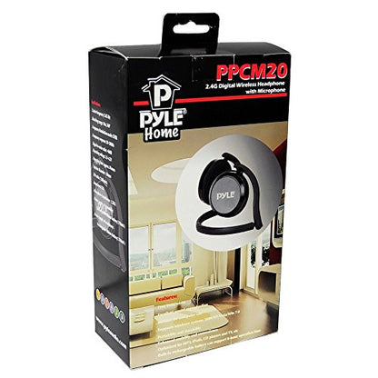 PYLE-HOME PPCM20 Wireless Headset/Headphone With Base Station and USB Transmitter for PC/Mac For Video Chat