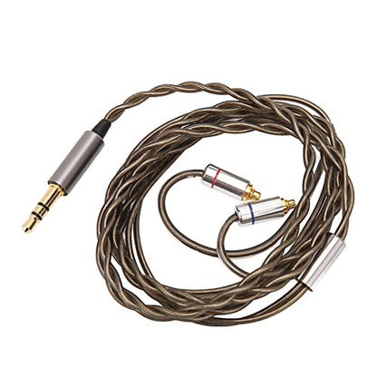 MMCX Earphone Replacement Cable Transparent Sound Earbuds Upgrade Wire for WESTONE for XBA A3 XBA H2 TK200 3.9ft