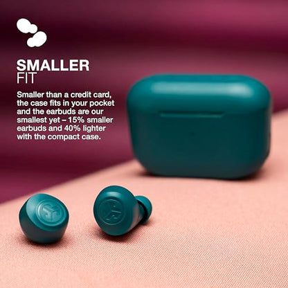 JLab, Go Air Pop, True Wireless Earbuds, Bluetooth, Dual Connect, EQ3 Sound, IPX4, Teal - color: Teal