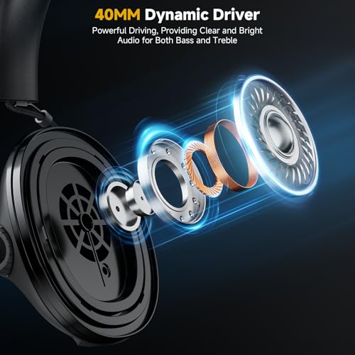 SG600 Wireless Gaming Headset with mic for PC, PS5, PS4, Mac, Xbox one