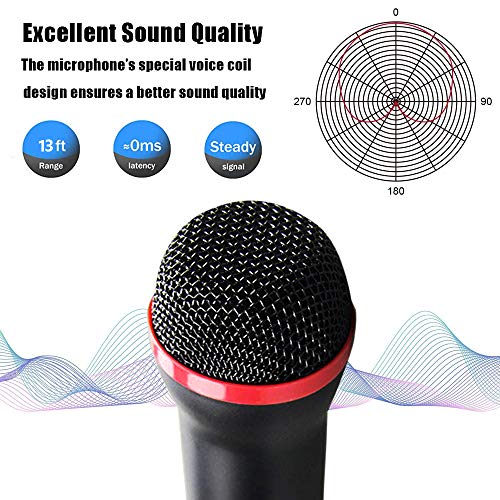4M 13FT Wired USB Microphone for Rock Band, Guitar Hero, Let's Sing - Compatible with Sony PS2, PS3, PS4, PS5, Nintendo Switch, Wii, Wii U, Microsoft Xbox 360, Xbox One and PC