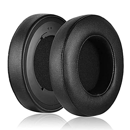 Kraken Pro 7.1 V2 Earpads Replacement Protein Leather Headphones Ear Pads Cushions Cover Repair Parts Compatible with Razer Kraken Pro 7.1 V2 Gaming Headsets (Black) - color: Black