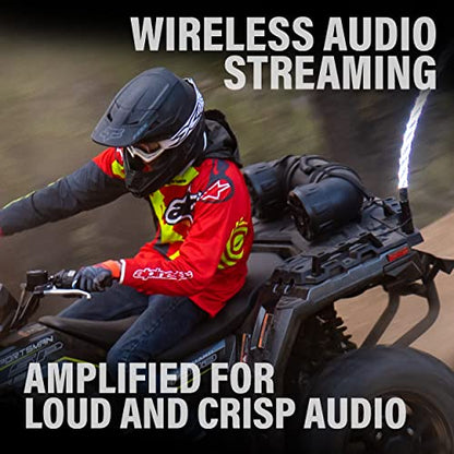 BOSS Audio Systems UTV4BRGB ATV Sound System, 4 Inch Speakers, Built-in Amp - style: 4" Speakers, RGB