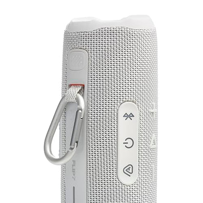JBL Flip 7 Portable Bluetooth Speaker, Waterproof and Drop-Proof - White | Up To 16 Hours Playtime, IP68 Dustproof Build, Clip-On Loop, USB C Lossless Audio, Links With Other Speakers For Outdoor Use - color: White
