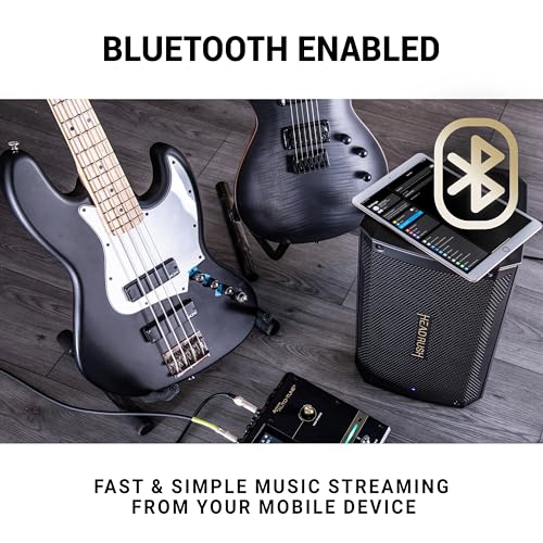 HeadRush FRFR108 MKII 2000W Electric Guitar Amplifier for Modellers | Full-Range Flat-Response 8" Floor Wedge Speaker with Bluetooth for Multi-FX and Amp Modeling Processors - size: 8-inch