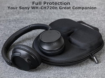 Ginsco Universal Headphone Case Compatible with JBL Tune 510BT 520BT 720BT 770NC/Sony WH-CH520 WH-CH720N/Soundcore Life Q20 Q20i Q30/Bose/SkullCandy/BERIBES/TOZO/KVIDIO/JLab etc Wireless Headphone