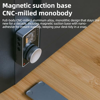 SMSL Nano ONE, Gaming External Sound Card Microphone/USB Input, 3.5mm Headphone Output,Music/Game/7.1 Virtual/Voice Enhancement Connects to Phones/Tablets/Computers/Gaming Consoles (Silvery)