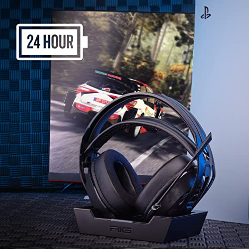 RIG 800 PRO HS Wireless Gaming Headset and Multi-Function Base Station for Playstation PS4, PS5, PC, USB - 24 Hour Battery (Renewed)