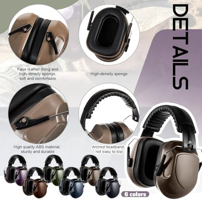12 Pcs Adults Kids Ear Protection Noise Cancelling Headphones Shooting Ear Muffs Bulk 27dB Noise Reduction Earmuffs Hearing Protection for Gun Range Outdoor Mowing - size: Universal Fit (kids & Adults), style: Shooting Style 2