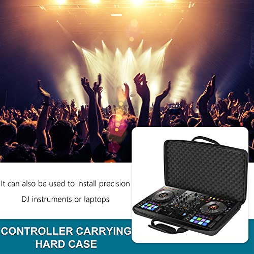 Lightweight Molded Hard Storage Case Fits Pioneer DDJ 1000, 1000SRT DJ Controllers Carrying Case Black - size: DDJ-1000 / 1000SRT