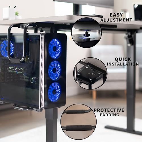 VIVO Heavy Duty Under Desk Large Office PC Mount, Holds 66 lbs - size: Large