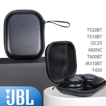 Travel Hard Headphone Case for JBL Tune 720BT/710BT/770NC/760NC/660NC/520BT/510BT/500/700BT/750BT, JBL Live 770NC/660NC/650BT/460NC/670NC/400BT/500BT Wireless Bluetooth Foldable Headphones Storage Bag