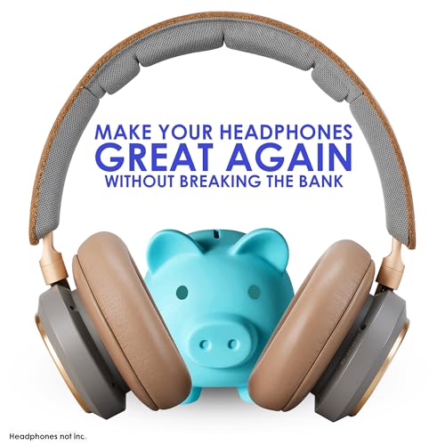 AHG Accessory House Global Ear Pads Cushions Compatible with Bang & Olufsen Beoplay H9 3rd Gen (Not Compatible with H9 / H9i) and Beoplay HX Headphones (Argilla Bright). Premium Sheepskin Leather - color: ARGILLA BRIGHT