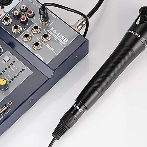 J&D XLR Female to 1/4 Inch 6.35mm TRS Stereo Jack Cable, XLR to Quarter inch Balanced Signal Interconnect Patch Cord for Speaker Condenser Mic Guitar Mixer AMP, 3 Feet - size: 3 Feet