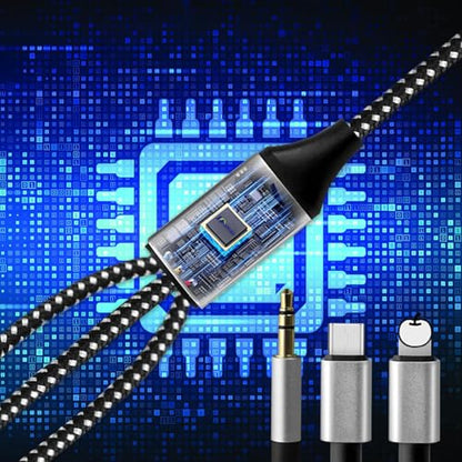 6.56FT 3-in-1 i Phone to 1/4 inch Audio Cable for Amplifier, Speaker | MFi Certified USBC to Dual 1/4, 1/4 inch to USB C and A pple, USB C to 1/4 TS Audio Stereo Cable(L-ightning Compatible) - size: 6.56FT, style: TS