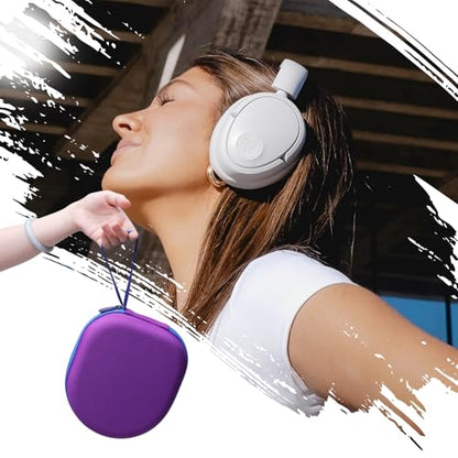 Headphone Headset Case Compatible with JBL Tune 520BT 720BT/BERIBES/KVIDIO/Soundcore by Anker/Sony Wireless On-Ear Headphones, Dark Purple - color: Dark Purple