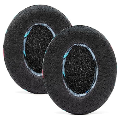 WC Freeze - Cooling Gel Earpads for ATH M50X / SteelSeries Arctis/HyperX | Made by Wicked Cushions | Fits SteelSeries Arctis, ATH M50X, Turtle Beach Stealth & More. Cooler for Longer | 90's Black - color: 90's Black