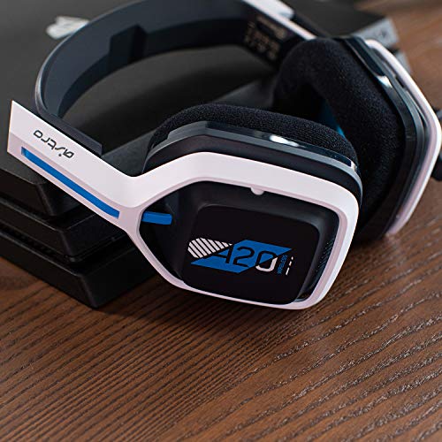 ASTRO Gaming Logitech G A20 Gen 2 Wireless Headset PlayStation - White/Blue | Compatible with PlayStation 5, PlayStation 4, PC, Mac - style: PS5, PS4, PC/Mac