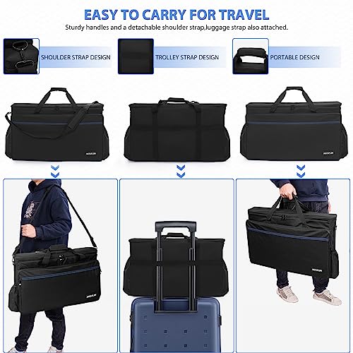 AKOZLIN Padded Gig Bag Controller Travel Shoulder Bag 23”×3.54”×14.2” Fit For Pioneer DDJ SR SR2 RR Denon MC4000 Numark NVII DJ Mixer Case - size: 23”×3.54”×14.2”