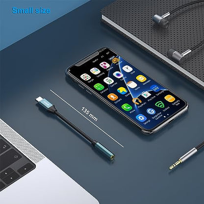 BENFEI USB C to Audio Jack Adapter with DAC chipset, USB-C to 3.5mm Female Headphone Compatible with iPhone 15 Pro Max/15 Pro/15, Samsung Galaxy S24/S23/S22/S21 Ultra, iPad Pro, Pixel 8 Blue - color: Blue