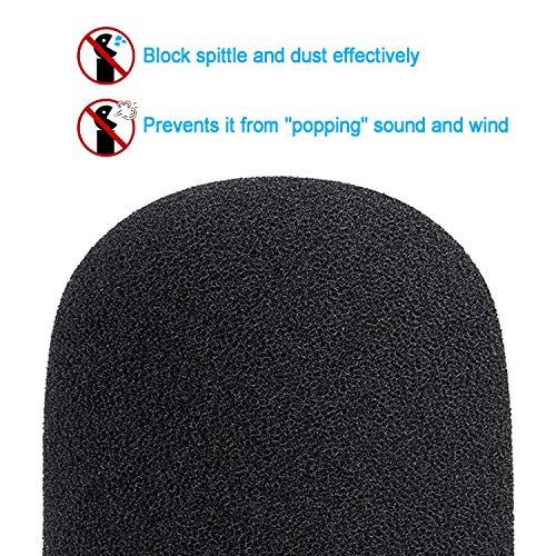 ATR2500x Pop Filter Foam Cover - Mic Windscreen Customized for Audio Technica ATR2500x-USB, ATR2500-USB Cardioid Condenser USB Microphone to Blocks Out Plosives