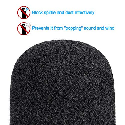 ATR2500x Pop Filter Foam Cover - Mic Windscreen Customized for Audio Technica ATR2500x-USB, ATR2500-USB Cardioid Condenser USB Microphone to Blocks Out Plosives