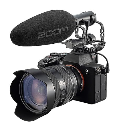 Zoom ZSG-1 Stereo On-Camera Shotgun Microphone, for Capturing Dialogue and Sound Effects, Highly Directional, Shockmount, Lightweight, Use with Camera or Mobile Phone, for Content Creators
