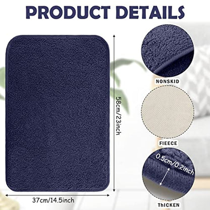 Frienda 2 Pieces Recliner Headrest Covers Sofa Headrest Protector for Recliner Chair Couch Furniture Non Slip for Living Room(Dark Blue) - color: Dark Blue